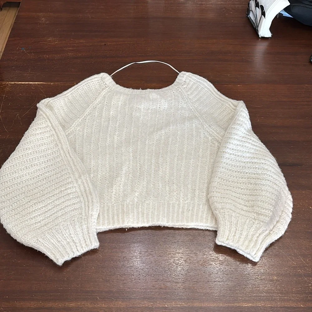 Free People Cream Sweater - Picture 9 of 11